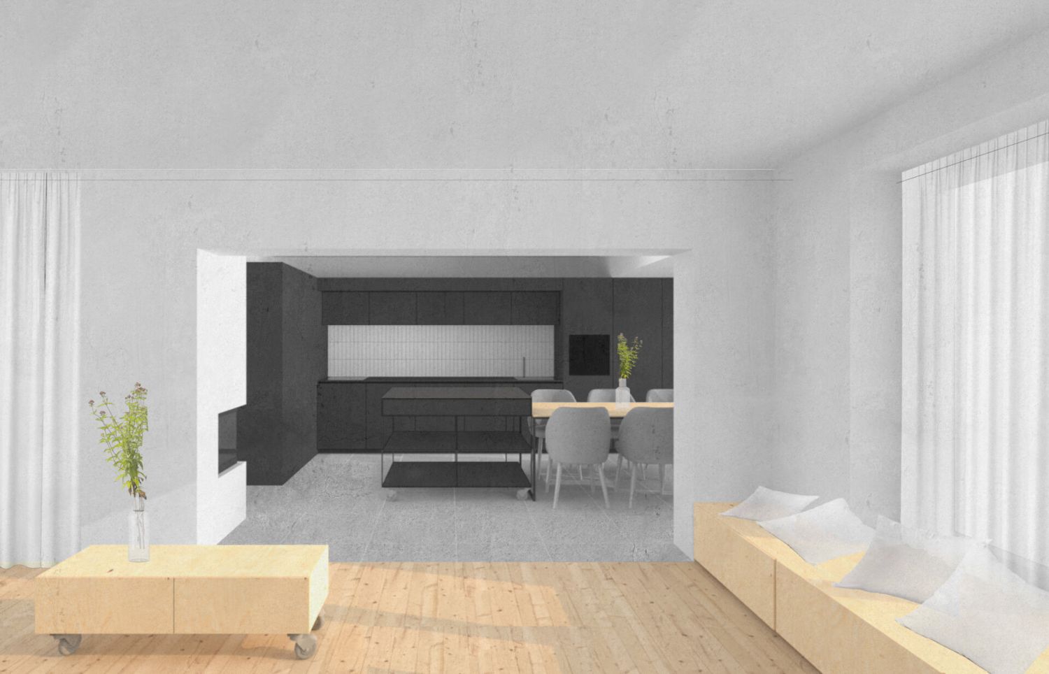 Návrh a projekt interiéru